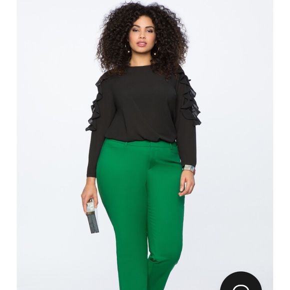 NWT ELOQUII Kady Pants! Stunning, never worn. - Picture 2 of 2